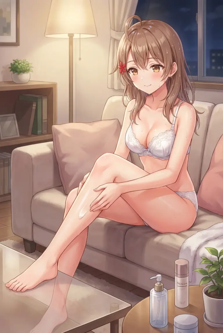 【マーシャ】お風呂上がりの夜のスキンケア