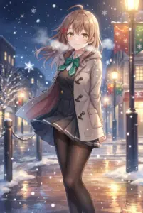 Masha (Alya-san): Warm Smile on a Snowy Winter Night