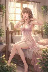 【マーシャ】朝日に包まれ目覚めのストレッチ