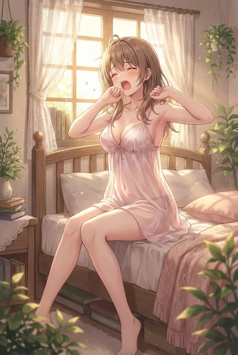 【マーシャ】朝日に包まれ目覚めのストレッチ