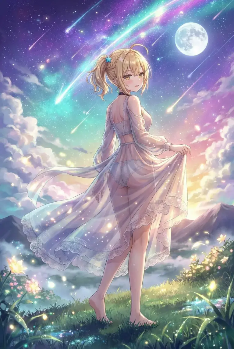 【宮前 乃々亜】星降る夜に舞う夢幻のドレス