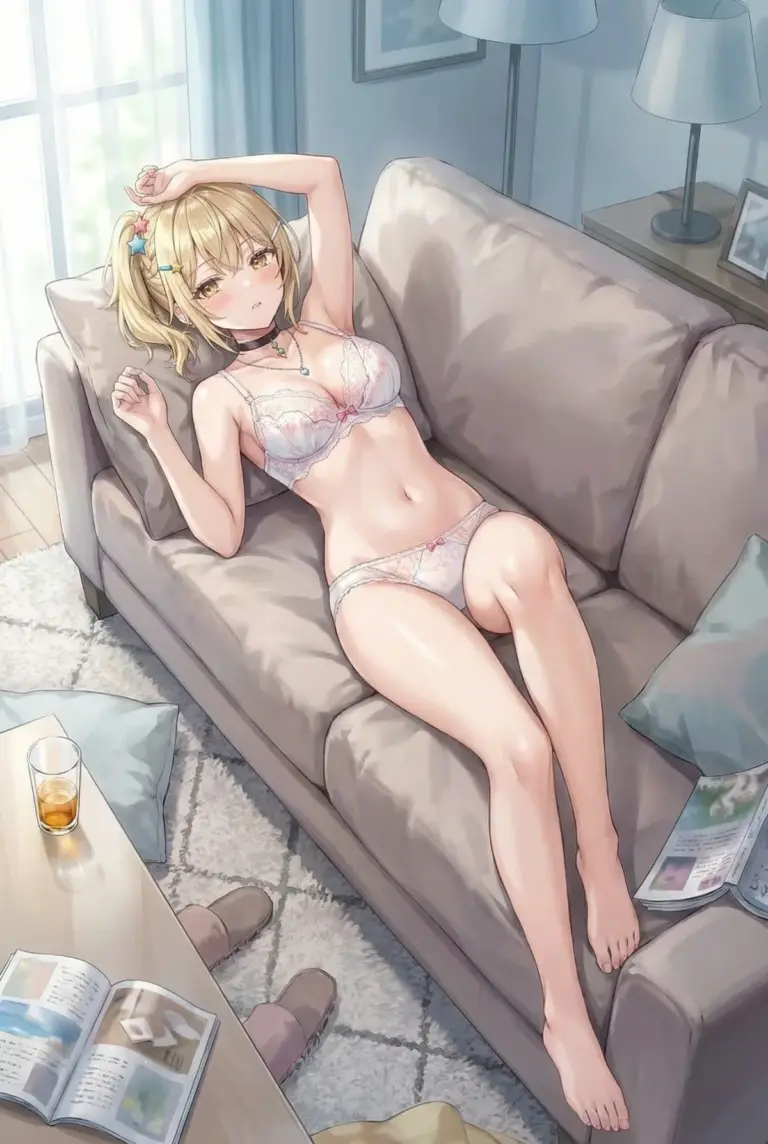 【宮前 乃々亜】お部屋でまどろむランジェリー姿