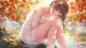 Mizuki Hazama: Autumn Onsen Bliss with Dazzling Fall Foliage