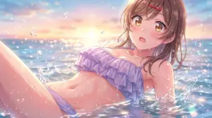 Mizuki Hazama: Summer Sunset Swimsuit Surprise