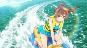 【間 瑞希】夏の海でチューブライディング！