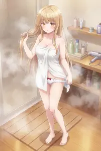 The Angel Mahiru: Steamy Bathroom Serenity