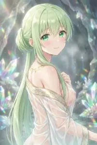 【セシリア】潤む瞳と濡れ透ける衣装の聖女