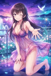 Suou Yuki: A Dreamy Night’s Embrace in Alluring Lingerie