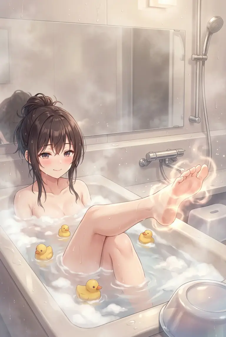 【周防 有希】湯気立ち込める癒しのバスタイム