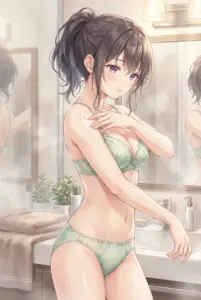 Yuki Suou’s Refreshing Post-Shower Skincare Moment