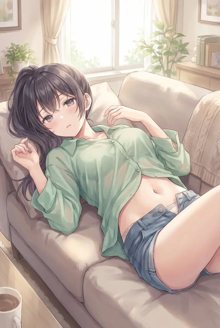 【周防 有希】お部屋でくつろぎのひととき