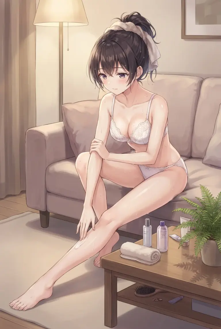 【周防 有希】お風呂上がりのしっとり美肌タイム