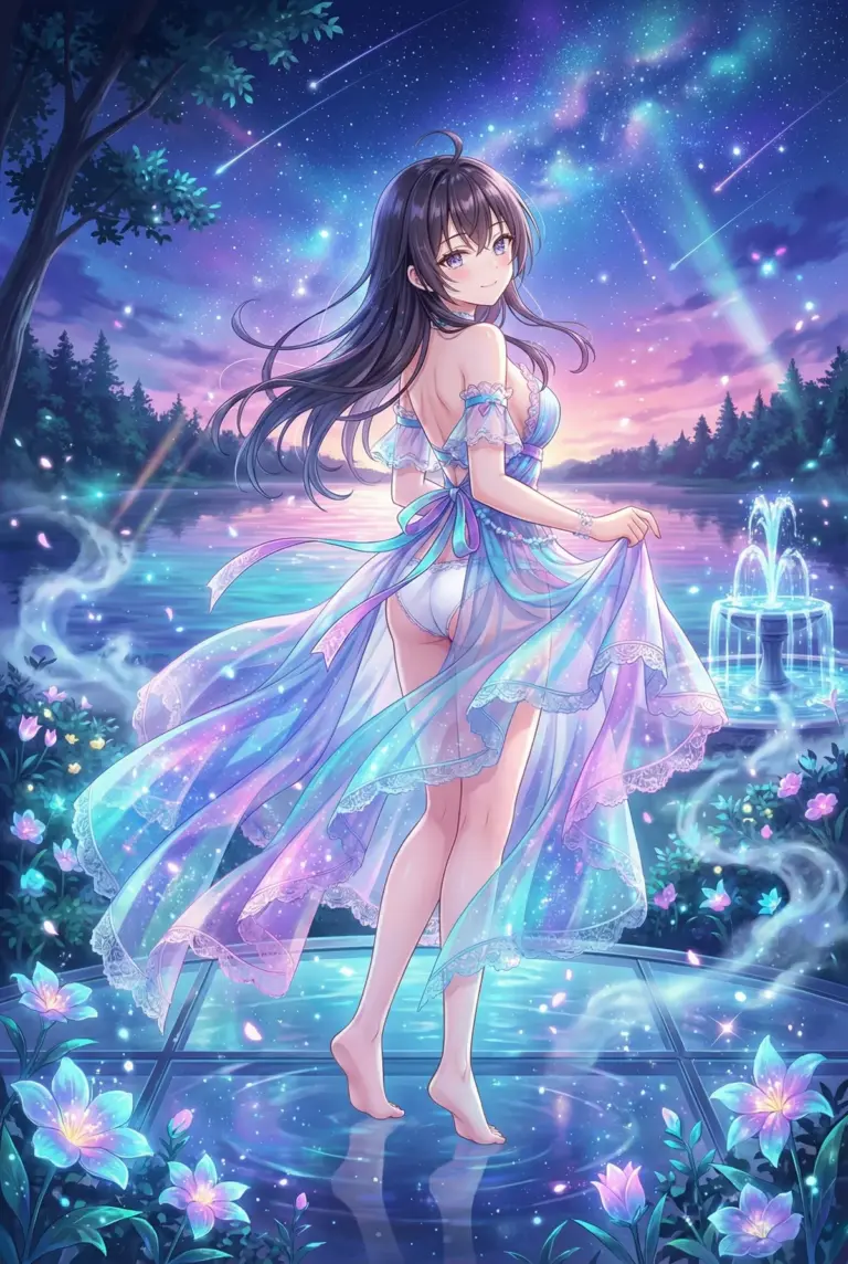 【周防 有希】煌めく星空の下、夢幻のドレス